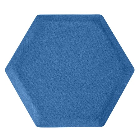 Panneau mural acoustique hexagonal coloris bleu - Silent Block:wall
