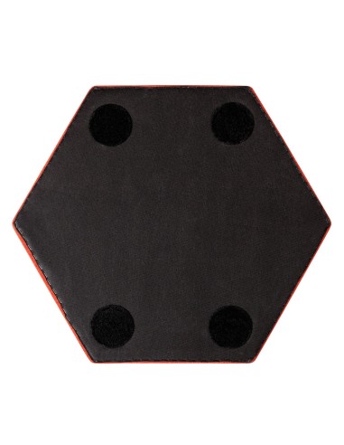 Détail fixation panneau acoustique hexagonal - Silent Block:wall