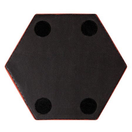 Détail fixation panneau acoustique hexagonal - Silent Block:wall