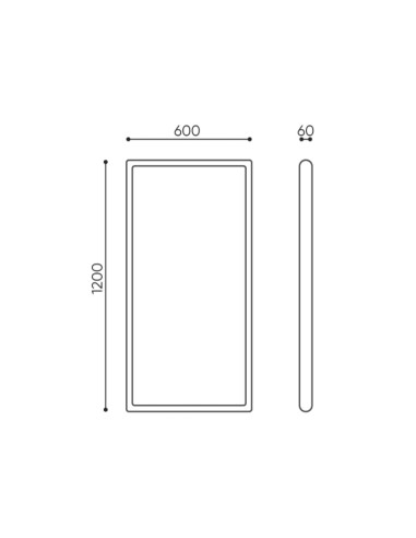 Dimensions panneau acoustique suspendu - Flos Sky