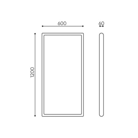 Dimensions panneau acoustique suspendu - Flos Sky