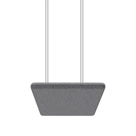 Panneau acoustique suspendu forme trapèze gris - Flos Sky