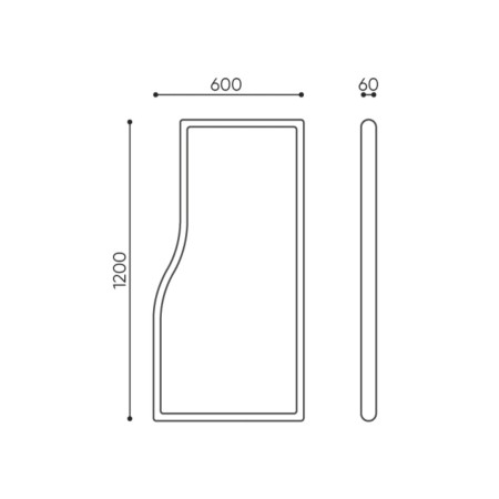 Dimensions panneau acoustique suspendu - Flos Sky