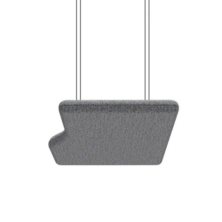 Panneau acoustique suspendu forme design gris - Flos Sky