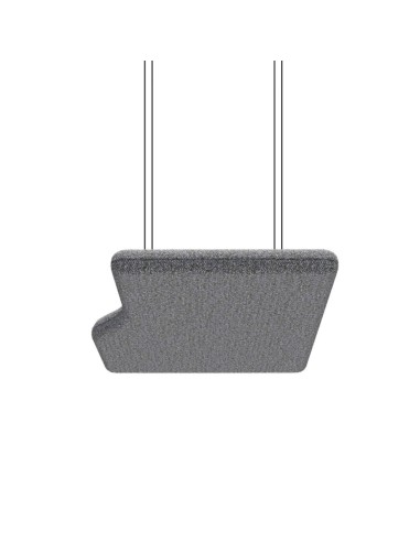 Panneau acoustique suspendu forme design gris - Flos Sky