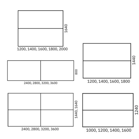 Dimensions Nova Bench.