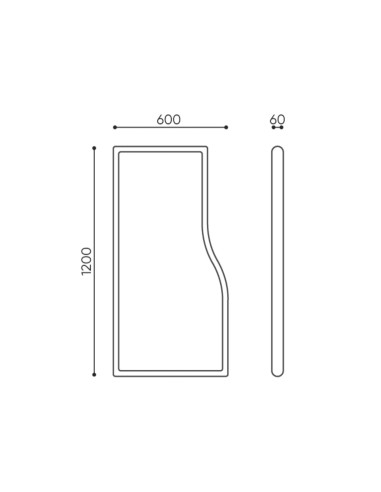 Dimensions panneau acoustique suspendu - Flos Sky