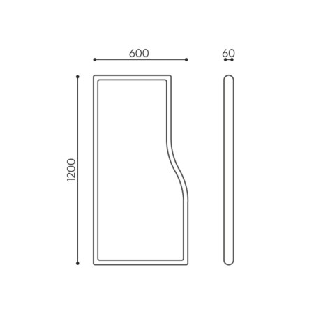 Dimensions panneau acoustique suspendu - Flos Sky