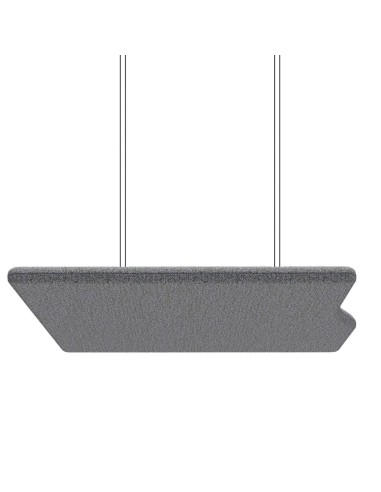 Panneau acoustique suspendu forme design gris - Flos Sky