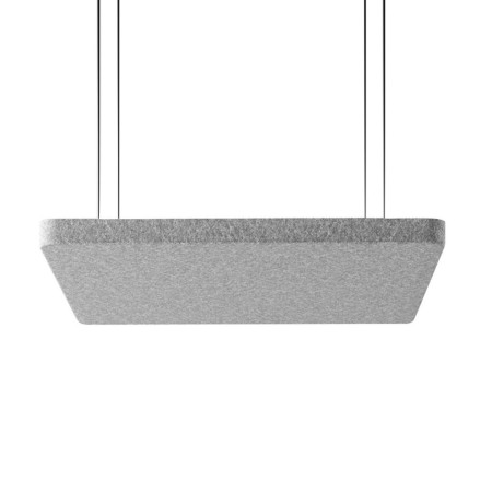Panneau acoustique suspendu rectangulaire gris - Selva Sky