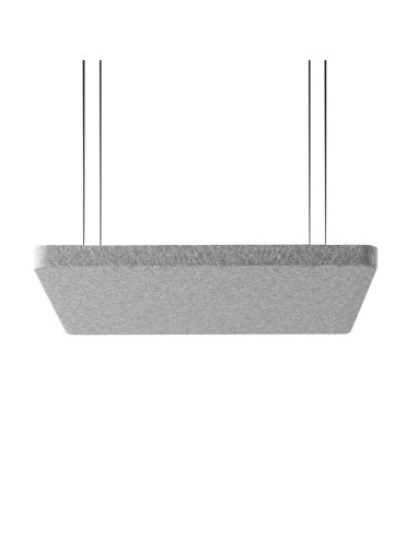 Panneau acoustique suspendu rectangulaire gris - Selva Sky