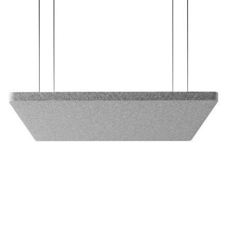 Panneau acoustique suspendu rectangulaire noir - Selva Sky