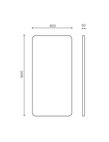 Dimensions panneau acoustique suspendu - Selva Sky