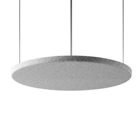 Panneau acoustique suspendu rond gris - Selva Sky
