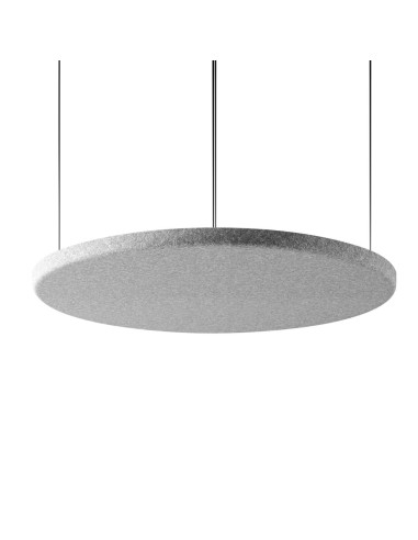 Panneau acoustique suspendu rond gris - Selva Sky
