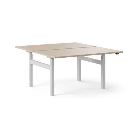 Bureau bench assis-debout électrique 2 places design B-Active.