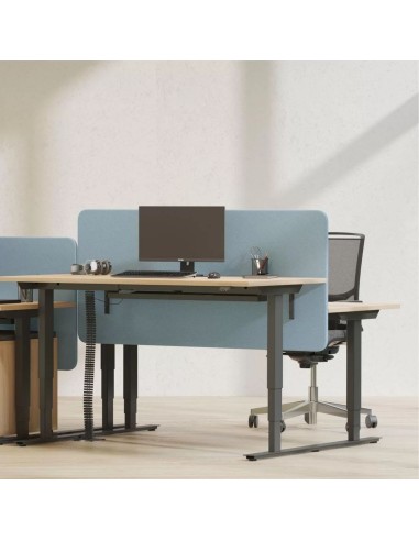 Bureaux bench assis-debout EASY dans un espace collaboratif à Zurich avec plateaux bois et structure métal