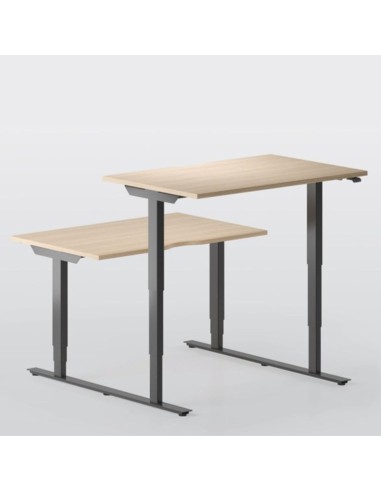 Plage de réglage du bureau bench poste partagés EASY.