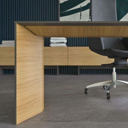 Pied panneau du bureau exécutif Move&Lead moderne pour bureaux de direction.