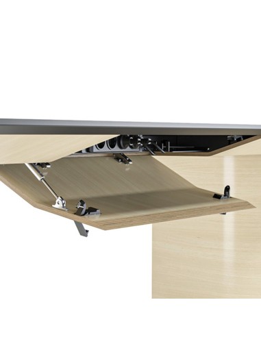 Système de câblage discret pour bureau de direction moderne Move&Lead.