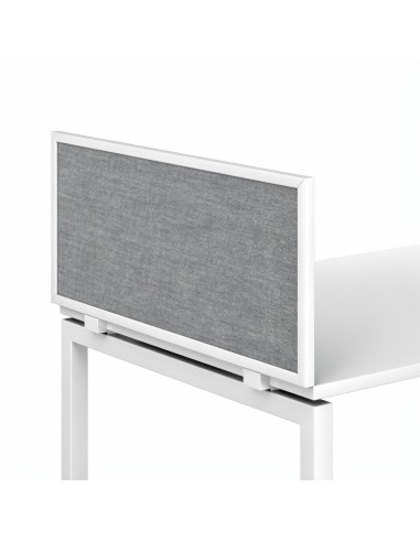 Écran acoustique latéral Nova Fabric with Metal Frame gris.