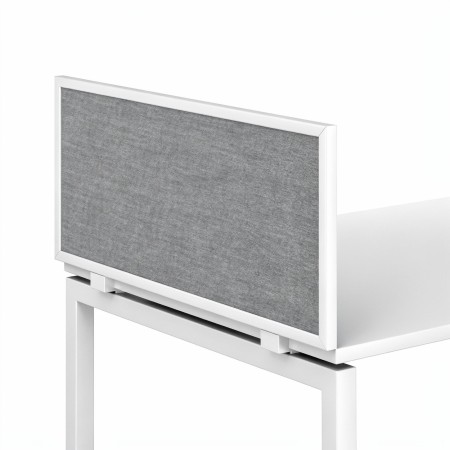 Écran acoustique latéral Nova Fabric with Metal Frame gris.