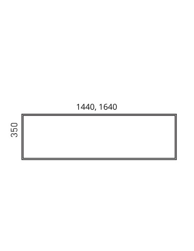 Dimensions de l'écran latéral pour bench Nova.