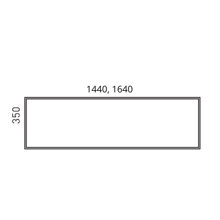 Dimensions de l'écran latéral pour bench Nova.