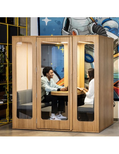 Cabine Haven Four – Acoustique et Design pour Réunions & Visioconférences | Office Acoustics