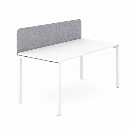 Écran frontal acoustique Nova Fabric bleu clair pour bureau individuel NOVA.