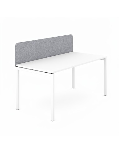 Écran frontal acoustique Nova Fabric bleu clair pour bureau individuel NOVA.