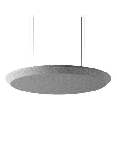 Panneau acoustique suspendu rond gris - Silent Block Sky