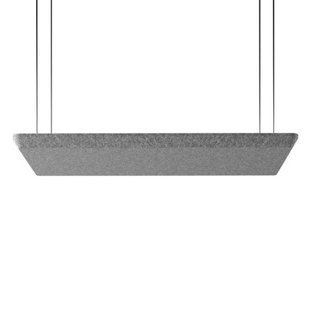 Panneau acoustique suspendu rectangulaire gris - Silent Block Sky