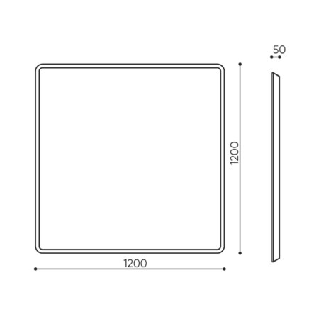 Dimensions panneau acoustique suspendu - Silent Block Sky