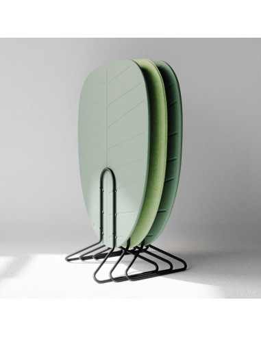 Panneau acoustique sur pied structure métal noire - Alberi