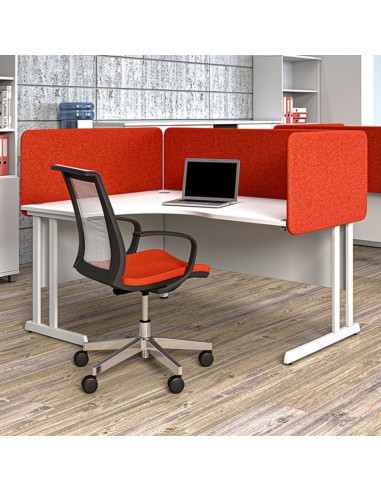 Cloison latérale haute Optima dans un bureau professionnel moderne à Lausanne.
