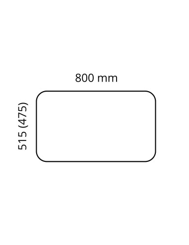 Dimensions Panneau de séparation latéral Optima.