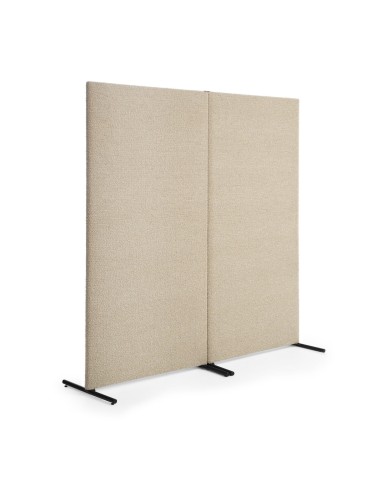 Cloison acoustique autoportante textile beige - Flos