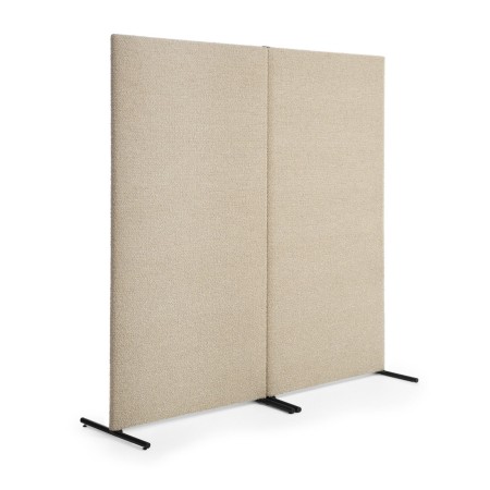 Cloison acoustique autoportante textile beige - Flos