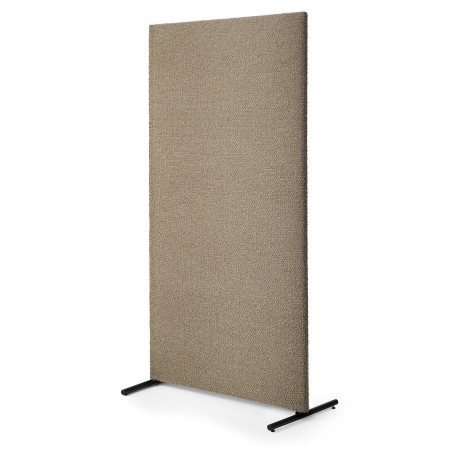 Cloison acoustique autoportante textile marron - Flos