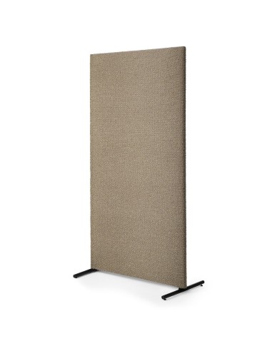 Cloison acoustique autoportante textile marron - Flos