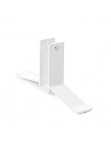 Pied métallique blanc pour cloison acoustique - Selva