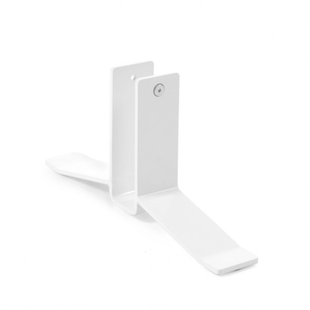 Pied métallique blanc pour cloison acoustique - Selva