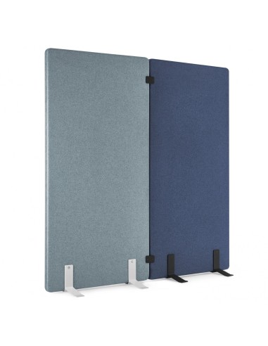 Cloisons acoustiques autoportantes coloris bleu et gris - Selva