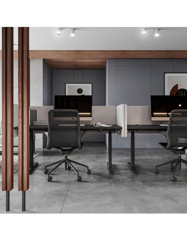 Panneaux acoustiques de bureau en espace collaboratif - Selva Desk