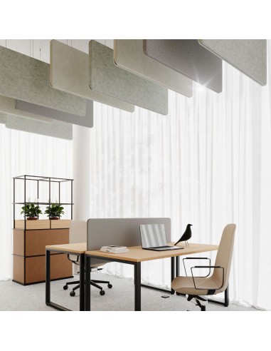 Panneaux acoustiques de séparation pour bureaux - Selva Desk