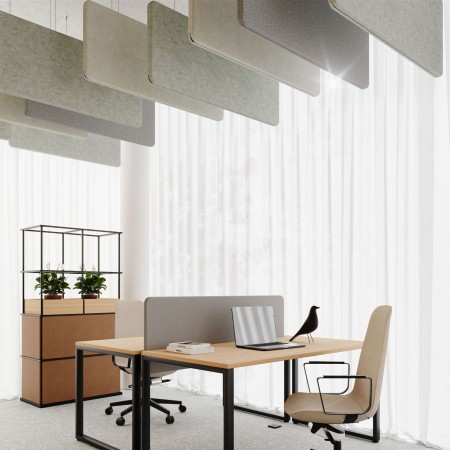 Panneau acoustique de bureau 140 cm - selva desk 2