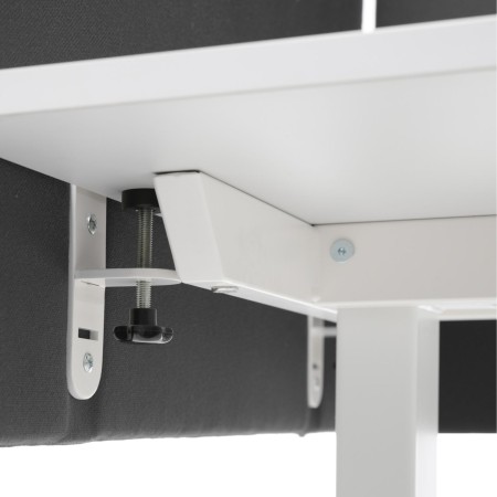 Système de fixation pince pour panneau acoustique de bureau - Selva Desk