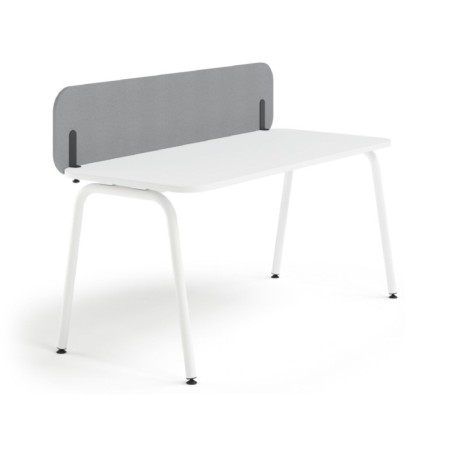 Cloison frontale en feutre PET pour bureau individuel ROUND.