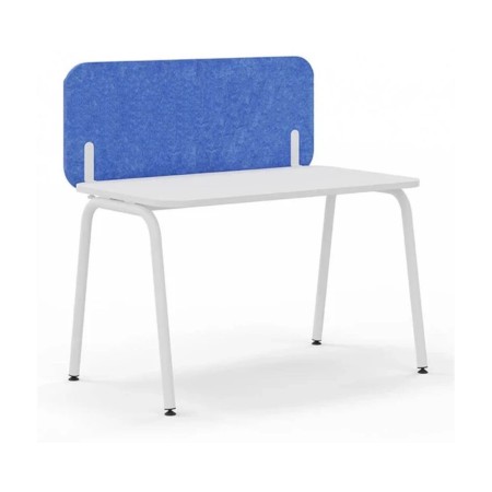 Cloison frontale haute ROUND PET avec angles arrondis pour bureau ROUND.